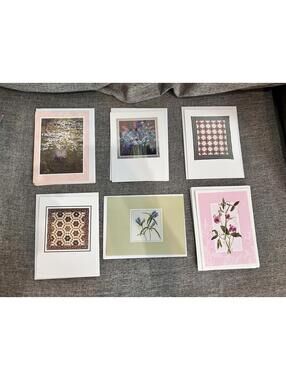 6 Smithsonian Greeting Cards Mary Faux Walcott With Envelopes